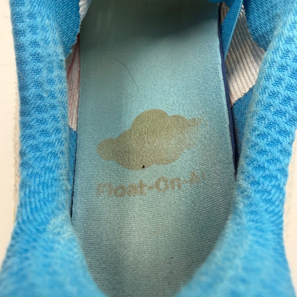 Hoka Clifton 9 Running Shoes White Blue Mens Size 11.5 2E Wide Athletic Sneakers - Picture 9 of 9
